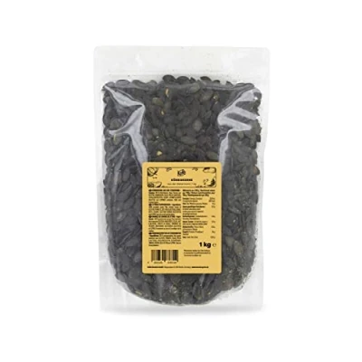 Abbildung von KoRo Kürbiskerne aus der Steiermark 1 kg Naturbelassen und ungeröstet Kerne ohne Salz Schale
