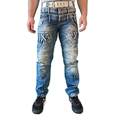 Abbildung von Cipo &amp; Baxx Jeans Relaxed Fit, Herren, Größe: 40x34, Blue