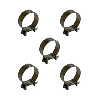 Abbildung von On1shelf Mini Kraftstoffleitungsschlauchschellen, Edelstahl, 25 27 mm, 5 Stück