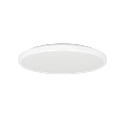 Abbildung von EGLO connect.z Smart Home LED Badezimmer Deckenleuchte Rovito Z, ZigBee, App und Sprachsteuerung Alexa, warmweiß kaltweiß, RGB, dimmbare Bad Deckenlampe, weiß, IP44, Ø 30 cm