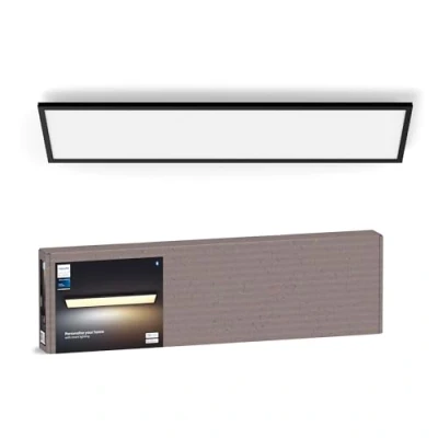 Abbildung von Philips Hue Aurelle Deckenleuchte White Ambiance Rechteckig Schwarz