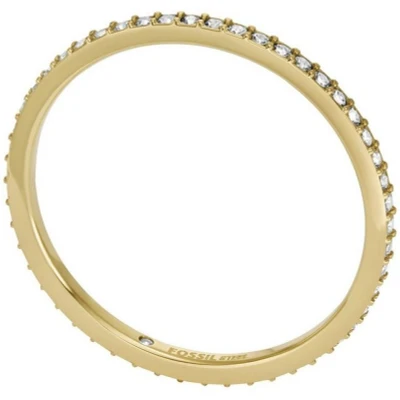 Abbildung von Fossil Ring goldcoloured, Damen, Größe: 60, Gold coloured