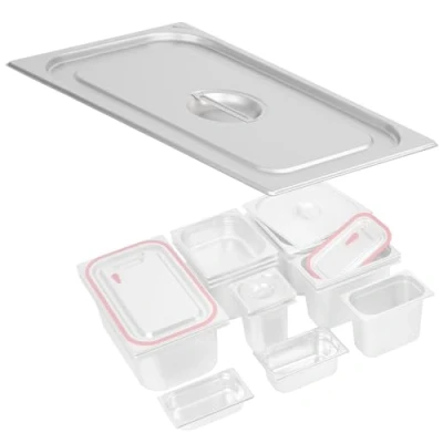 Abbildung von Mahlzeit Topfdeckel Deckel für 1/1 GN Behälter, Edelstahl Behälter Deckel, Gastro