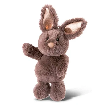 Abbildung von NICI 46334 Kuscheltier Hase Dunkelbraun 20cm Plüschtier für Mädchen, Jungen &amp; Babys Flauschiges Stofftier zum Spielen, Sammeln Kuscheln Gemütliches Schmusetier