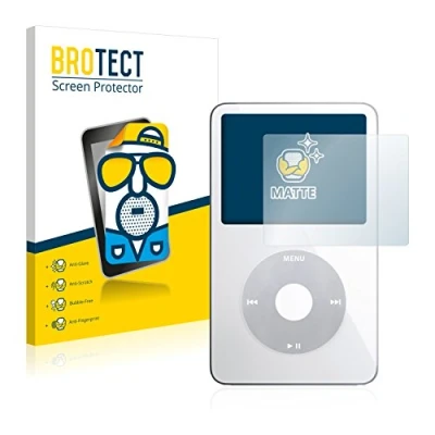 Abbildung von BROTECT Entspiegelungs Schutzfolie für Apple iPod classic video Display (5. Gen.) (2 Stück) Matte Displayschutz Folie, Anti Reflex, Fingerprint