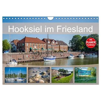 Abbildung von Hooksiel im Friesland (Wandkalender 2025 DIN A4 quer), CALVENDO Monatskalender