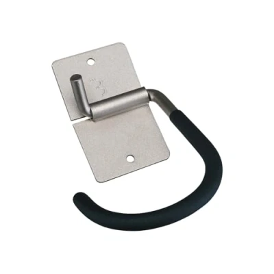 Abbildung von BBB Cycling Parkinghook Fahrradhalter Wandhalterung inkl. Montagematerial Wandhaken Für Fahrräder BTL 26, Silber schwarz