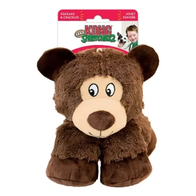 Abbildung von Kong Stretchezz Legz Bear Hundespielzeug Braun Large...