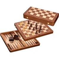 Abbildung von Schach Backgammon Dame Set, Brettspiel