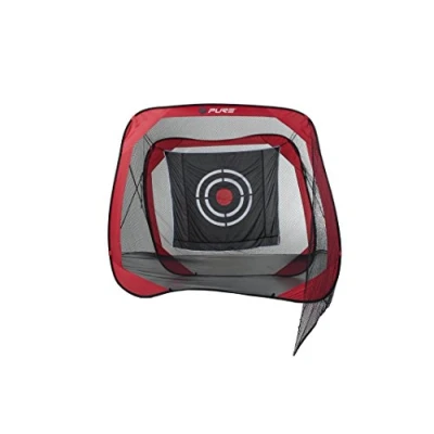 Abbildung von Pure2Improve Golf Übungsnetz, viereckige Form, 213,4x213,4x122cm, Schwarz/Rot, P2I500020