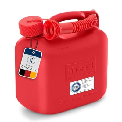 Abbildung von Hünersdorff Benzinkanister 811560 Kraftstoffkanister 5 l Kunststoff