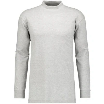 Abbildung von RAGMAN Herren Stehkragenshirt langarm Gr. S, Grau Melange 012