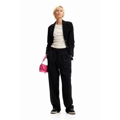 Abbildung von Desigual M Christian Lacroix Cargohose, Damen, Größe: XS, Black