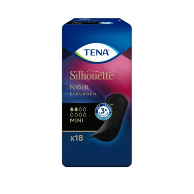 Abbildung von TENA Silhouette Mini Noir Inkontinenz Einlagen 6X18 St