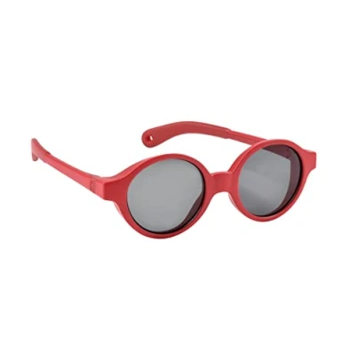 Abbildung von BEABA, Sonnenbrille für Babys 9 24 Monate, 100% UV Schutz CAT 3, Seitenschutz, optimaler Komfort, verstellbare Bügel 360, Poppy