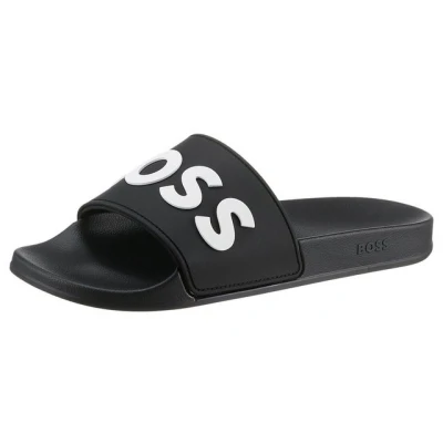 Abbildung von BOSS KIRK Unisex Badesandale, Größe: 38, Black one Schuhe