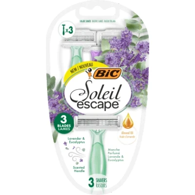 Abbildung von BIC Miss Soleil Escape Maq+3 U Multicolor Plastik oder Aluminium 3 Blades Zeitgenössisch Frauen Unisex Erwachsene