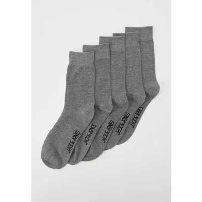 Abbildung von Jack &amp; Jones Jacjens SOCK 5 PACK Socken, Herren, Größe: One Size, Light grey melange