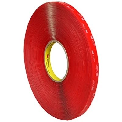 Abbildung von 3M VHB 4910 Hochleistungs Klebeband, 15 mm x 33 m, Transparent, Schutzabdeckung: Folie (5 er Pack)