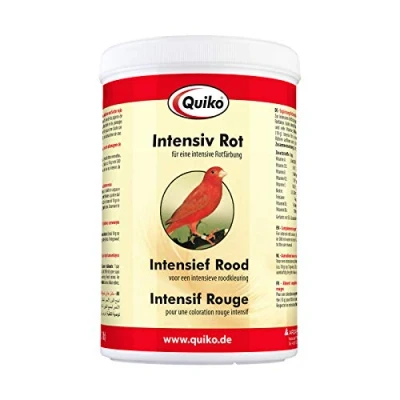Abbildung von Quiko Intensiv Rot 100g Ergänzungsfutter für Ziervögel mit Rotfaktor