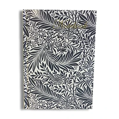 Abbildung von Maturi Notizbuch, A5, Hardcover, William Morris Rittersporn Design, Goldfolien Details und glänzende Oberfläche