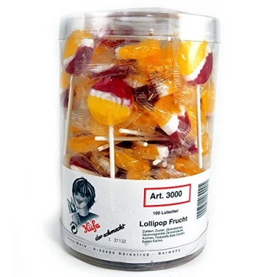 Abbildung von Küfa Lillipop Frucht Lutscher 150 Stück 1.35 kg, 30er Pack (30 x kg)