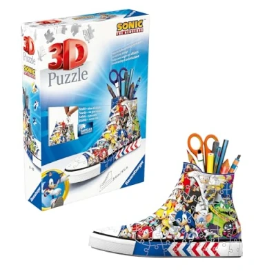 Abbildung von 3D Puzzle Sneaker Sonic the Hedgehog