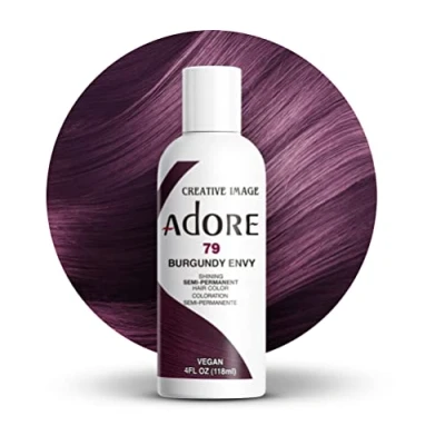 Abbildung von Adore Glänzende semi permanente Haarfarbe, Burgundy Envy 79