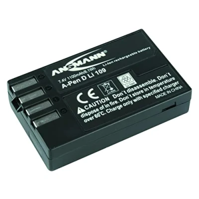 Abbildung von ANSMANN Li Ion Akku A Pen D 109 7 4V / Typ 1100mAh Leistungsstarke Akkubatterie für Foto Digitalkameras der perfekte Ersatzakku Pentax Digicam uvm.