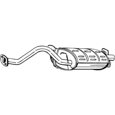 Abbildung von BOSAL 163 349 Endschalldämpfer HONDA: CIVIC 6 Hatchback, Fastback