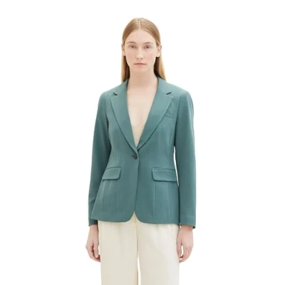 Abbildung von TOM Tailor Blazer, Damen, Größe: 36, Sea pine green