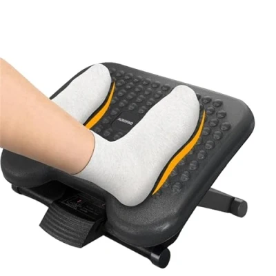 Abbildung von ACROPAQ Fußstütze Schreibtisch Ergonomische Fußablage mit verstellbaren Höhen Schreibtisch, Fussstütze unterm