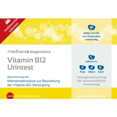 Abbildung von Medivere Vitamin B 12 Status 1 Urintest mit ausführlicher Laboranalyse