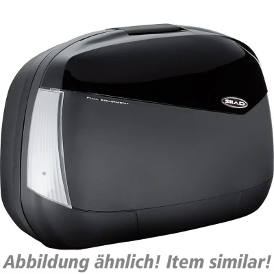 Abbildung von Shad Deckelcoverpaar für SH 43 Seitenkoffer schwarz matt lackiert