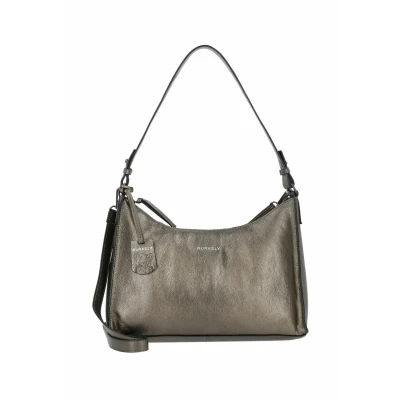 Abbildung von Burkely Creased Crystal Shoulderbag gun metal Handtasche Damen