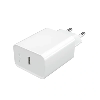 Abbildung von ZAGG mophie Essentials 20W 1 Port USB C Schnellladegerät, unterstützt Power Delivery PD, EU Wandstecker für iPhone, Samsung, iPad, MacBook und andere MagSafe optimiert, Kompaktes Design (Weiss)