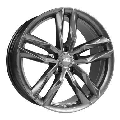 Abbildung von MAM 5 loch 20Zoll 112mm Alufelge RS3 Palladium lackiert MAMRS38520511230PP Felge