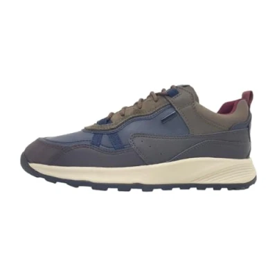 Abbildung von Geox Herren U TERRESTRE B ABX C Sneaker, Navy/DK Coffee, 46 EU