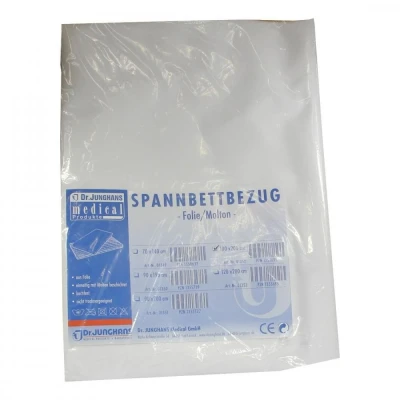 Abbildung von Molton Spannbettbezug 100x200cm mit Folie