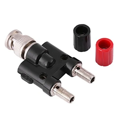 Abbildung von 1 Stück HT311 Professional BNC auf 4mm Bananenstecker Adapter, Zwei Dual für Oszilloskope