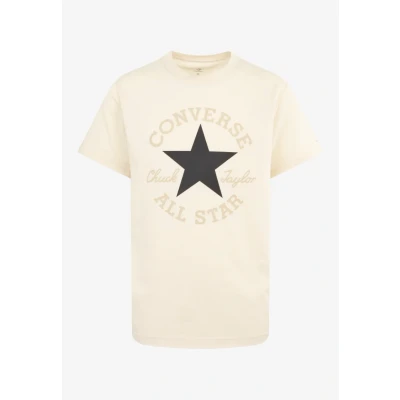 Abbildung von Converse Dissected Chuck Patch TEE Unisex Tshirt print für Kinder, Größe: 158 170, Natural ivory
