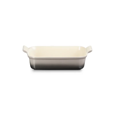 Abbildung von Le Creuset Rechteckige Auflaufform Tradition aus Steinzeug, 26 cm, 2.4 Liter, Flint, 71102264440001