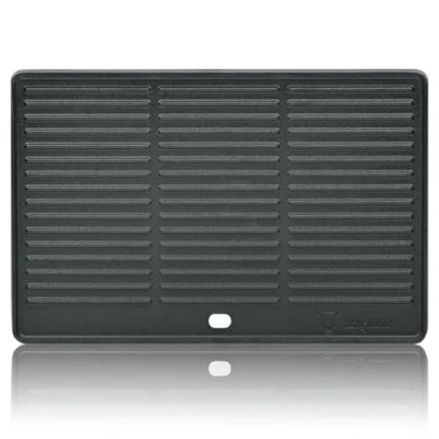 Abbildung von BBQ Toro Grillplatte Gusseisen 41,5 x 27,5 cm, Wendeplatte, preseasoned, beidseitig verwendbar