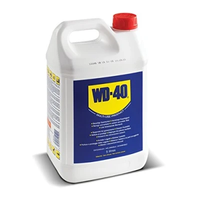 Abbildung von WD 40 Multifunktionsprodukt Kanister ohne Silikon nicht leitend Kompatibel mit Kunststoffen, Gummi, allen Metallen 5 l, blau