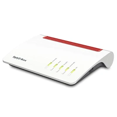 Abbildung von AVM FRITZ!Box 7590 High End WLAN AC + N Router (VDSL /ADSL, 4x4 MU MIMO mit 1.733 (5 GHz) und 800 MBit/s (2.4 GHz), DECT Basis, Media Server) (Generalüberholt)