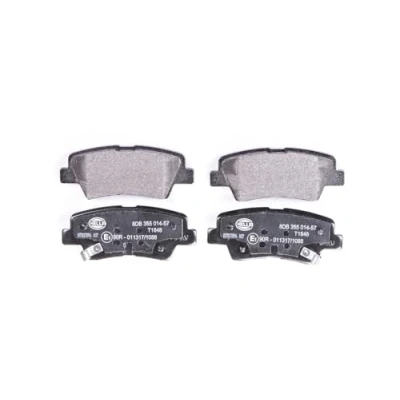 Abbildung von HELLA 8DB 355 014 571 Bremsbelagsatz mit akustischer Verschleißwarnung Zubehör HYUNDAI: Tucson, Sonata V, Elantra V Limousine