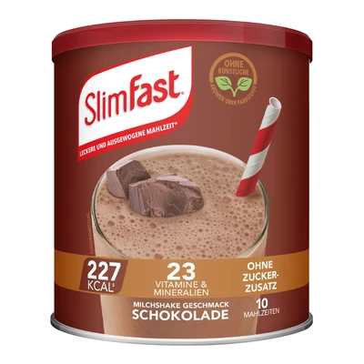 Abbildung von SLIM FAST Pulver Schokolade 375 g