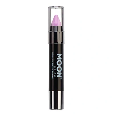 Abbildung von Moon Glow, Neon UV Lackstift Körperkreide für Gesicht und Körper (Pastellflieder)