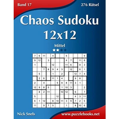 Abbildung von Chaos Sudoku 12x12 Mittel Band 17 276 Rätsel