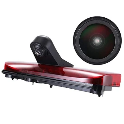 Abbildung von 1280 x 720 Pixels 1000TV Lines Auto Top Mount Third 3. Brake Bremsleuchte Kamera Bremslicht Rückfahrkamera für Ford Transit Connect 2014 2017 Transporter Business MPV SUV Bus